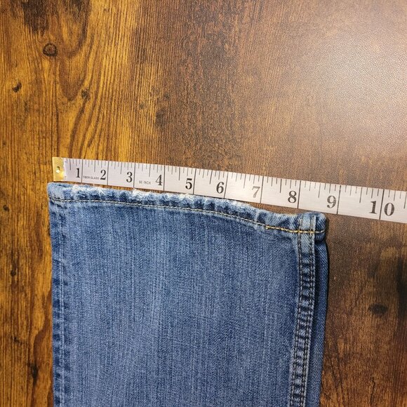 American Eagle Jeans 36x32 Made To Last Original Straight Medium Light Wash - Picture 11 of 11